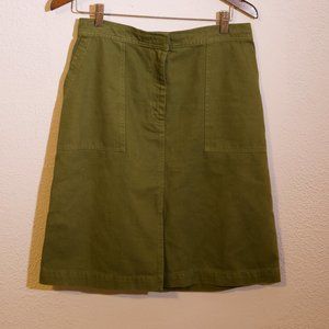 J CREW Olive Green Skirt
